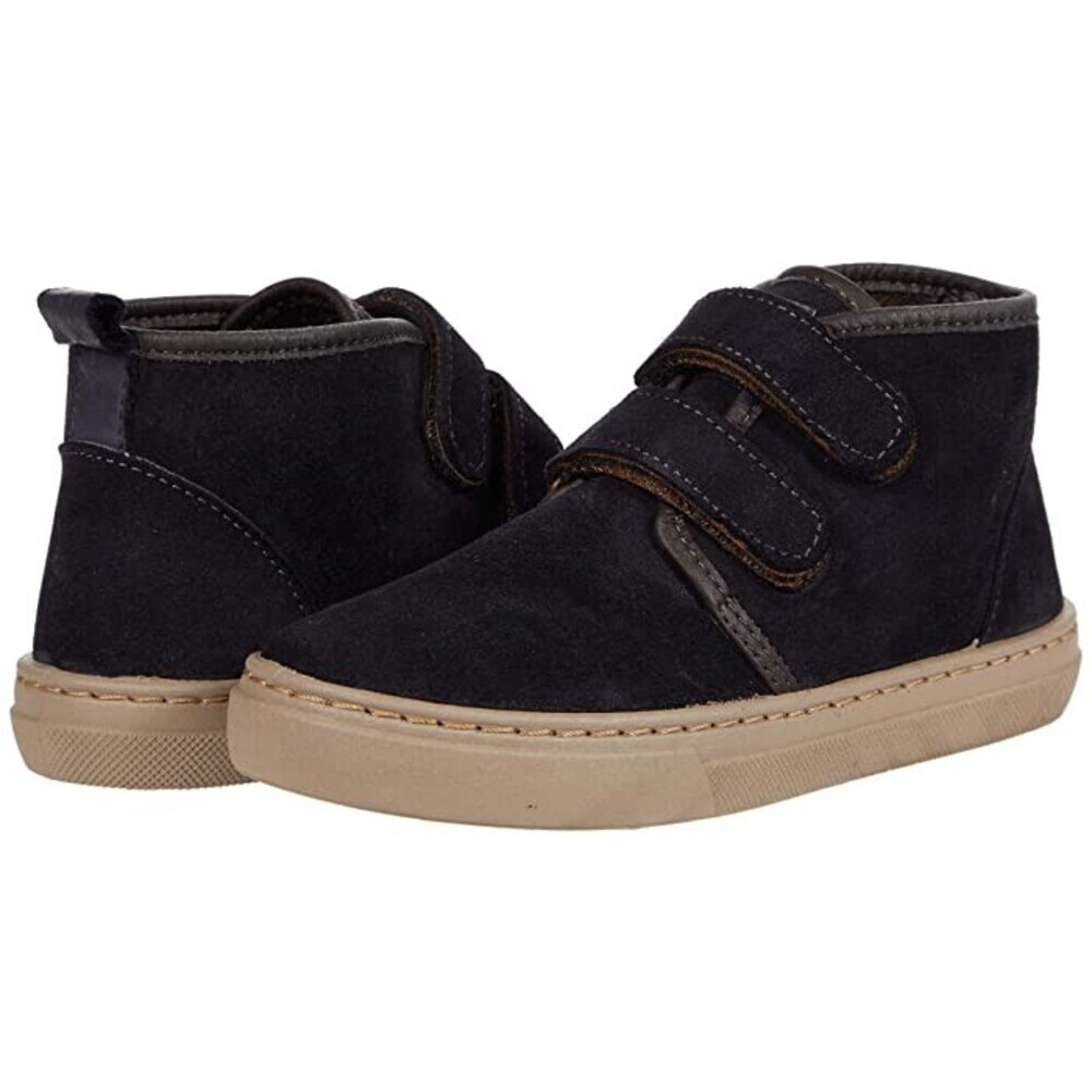 Cienta 93887 Kids US 4.5 Black Leather Low Top Round Toe Casual Shoes ZPO2844